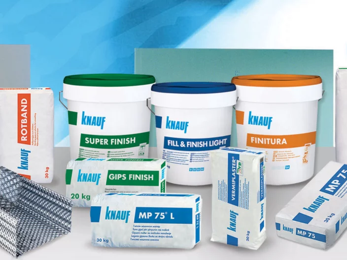 KNAUF продукти за сухо строителство